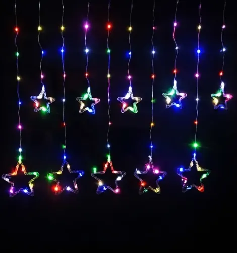 LED Star Curtain Light (Multicolor)