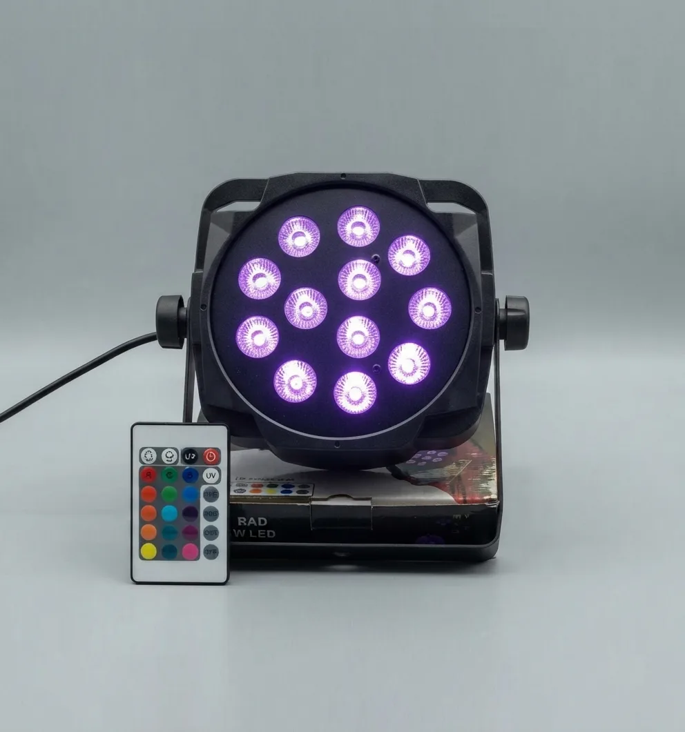 12 LED RGBW/UV Stage Par Light
